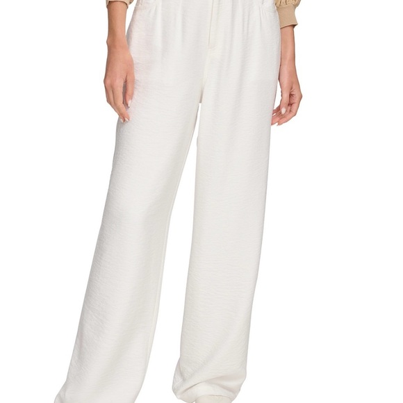 DKNY High Waisted Crinkle Texture Pants NEW - Picture 5 of 9